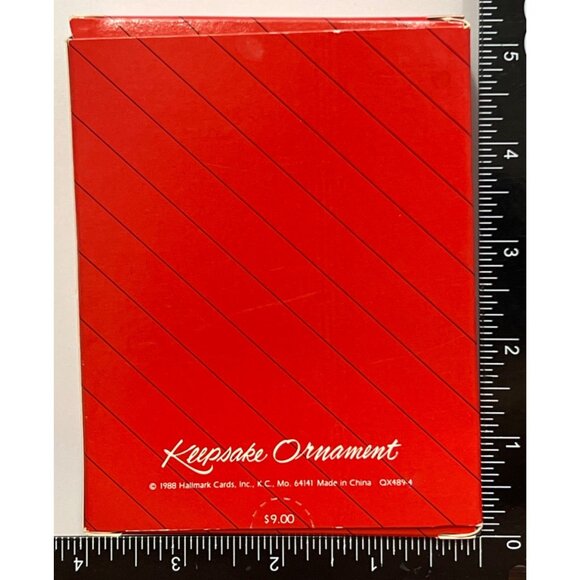 1988 HALLMARK KEEPSAKE ORNAMENT QX489-4 FIRST CHRISTMAS TOGETHER TEDDY BEAR - Picture 2 of 7